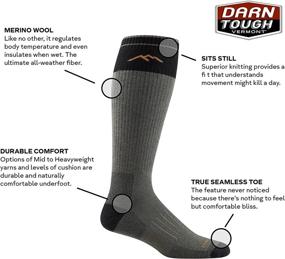 img 2 attached to 🧦 Darn Tough Men's Hunter Over The Calf Extra Cushion Sock: Top-Quality Performance for Outdoor Enthusiasts