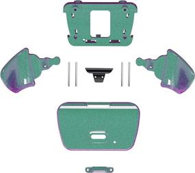 img 2 attached to 🎮 eXtremerate Rise Remap Kit with Chameleon Green Purple Back Button Housing Shell - Redesigned Replacement for PS5 Controller (Controller & Rise Remap Board NOT Included)