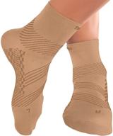 🧦 techware pro plantar fasciitis socks: ankle compression support for women & men, achilles tendonitis brace & foot arch relief логотип