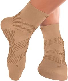 img 4 attached to 🧦 TechWare Pro Plantar Fasciitis Socks: Ankle Compression Support for Women & Men, Achilles Tendonitis Brace & Foot Arch Relief