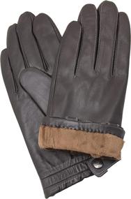 img 1 attached to Genuine Goatskin Leather Touchscreen Technology Men's Accessories