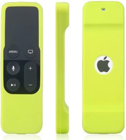 img 1 attached to Чехол из силикона SYMOTOP 3 Pack для Apple TV 4K 5-го/4-го поколения - ударопрочный чехол, совместимый с пультом Siri (синий/оранжевый/зеленый)