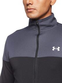 img 2 attached to 🧥 Stylish and Functional: Under Armour Men's Sportstyle Pique Jacket for Active Men