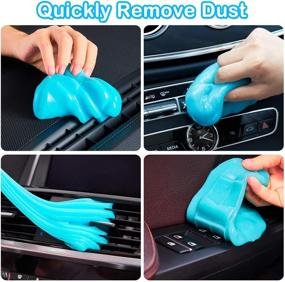 img 3 attached to 🧼 Car Cleaning Gel Kit for Universal Automotive Detailing - Dust Cleaner for Car Crevice, Air Vents, Interior Detailing & Keyboard Cleaning - Suitable for Cars, PCs, Laptops, Cameras
