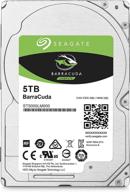 💾 seagate barracuda 5tb internal hard drive hdd – 2.5 inch sata 6 gb/s 5400 rpm 128mb cache - ideal for computer desktop pc (st5000lm000) logo