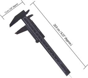 img 2 attached to 📏 Precision Plastic Vernier Caliper: Ideal for Accurate Jewelry Measuring