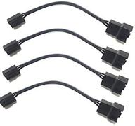 🔌 enhance fan control: 4pin pwm to 3pin standard fan adapter cable (4 pack) logo