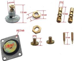 img 3 attached to 🔧 Комплект по ремонту вакуумного вторичного карбюратора Holley для 3-200 CFM | 37-119 | 390-750 куб. фут/мин | 3906 0750 1841849,1850,3310, 6619,6909,8007,9834,80457,80463,80508,80529 ROAD DEMON JR tm, ROAD DEMON tm