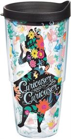 img 4 attached to 🍄 Tervis Disney Alice in Wonderland Curiouser Sippy Cup