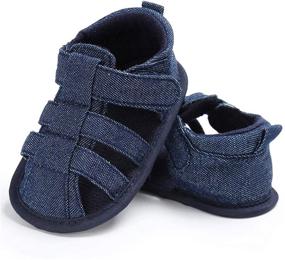 img 2 attached to Ultimate Summer Sandal Anti-Slip Shoes 🌞 for Infant Boys - 6 Months +