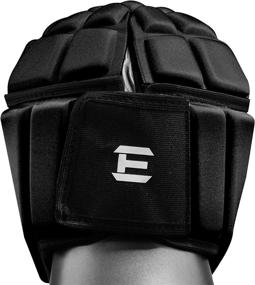 img 2 attached to 🏈 EliteTek Soft Padded Headgear - 7v7 Soft Shell Helmet for Rugby, Flag Football, Soccer Goalie & Epilepsy Protectors - Youth & Adult Sizes Available