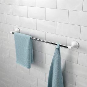 img 1 attached to 🔧 Versatile and Sturdy Umbra Flex Towel Bar: Adjustable Length 14-24 Inches, Medium Size, Chrome Finish