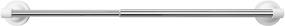 img 3 attached to 🔧 Versatile and Sturdy Umbra Flex Towel Bar: Adjustable Length 14-24 Inches, Medium Size, Chrome Finish