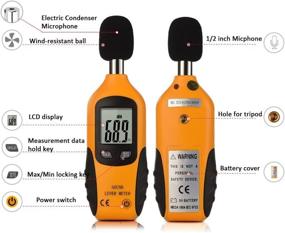 img 2 attached to 🔊 Decibel Measurement Device: Mengshen 30-130DB Range Included