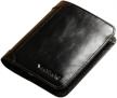 genuine cowhide leather capacity bifold men's accessories and wallets, card cases & money organizers logo