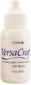 img 1 attached to 🖌️ Enhance Your Crafts with Tsukineko 1 Fluid Ounce VersaCraft Inker in White