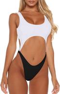 👙 sovoyontee women's sexy thong one piece swimsuit: flaunt your style at the beach logo