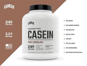 img 3 attached to 🥛 100% Hormone-Free Micellar Casein Protein, Chocolate, 4LB