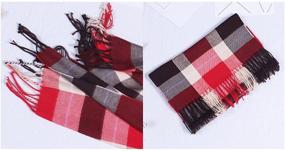 img 1 attached to 🧣 Wander Agio Shawls Scarves: Expanding Your Accessory Collection with Fashionable Parent-Child Sets!