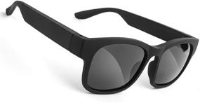 img 4 attached to 🕶️ GELETE Bluetooth Sunglasses: Music, Calls & Polarized Lenses for Men & Women