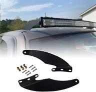 🚚 52-inch curved led light bar upper roof windshield mounting brackets designed to fit 1994-2001 dodge ram 1500 2500 logo