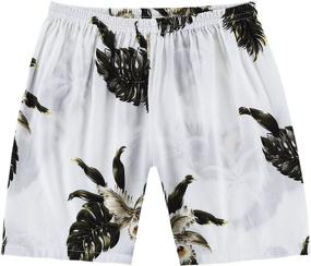 img 2 attached to Hawaiian Turquoise Cabana Boys' Clothing: Stylish Shirt Shorts for a Tropical Vibe