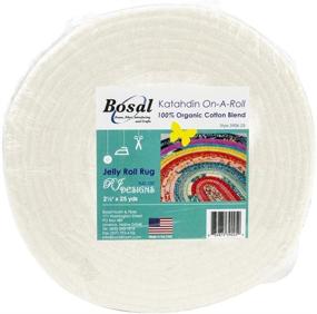 img 2 attached to 🧵 Bosal Katahdin Batting On-A-Roll, Summer 3 oz, 2-1/2 inch by 25 yards, 100% Organic Cotton (1 Roll), Off-White: Lightweight and Eco-Friendly Quilting Support