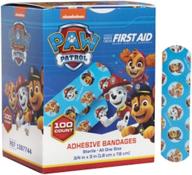 paw patrol sterile adhesive bandages - 100 count logo