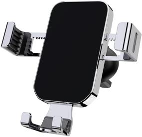 img 1 attached to 🚗 Universal Car Phone Holder Mount - zeriyu Air Vent Mount for iPhone, Samsung, LG, and More