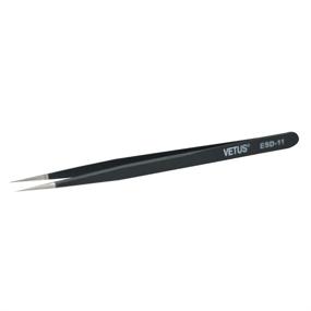 img 3 attached to 🔍 BEYELIAN Professional ESD-11 Eyelash Extension Tweezers for Isolation and Individual Lashes - Straight Tip Lash Tweezers