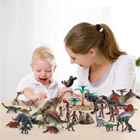 img 1 attached to Realistic Tyrannosaurus Triceratops Educational Toy by TU
