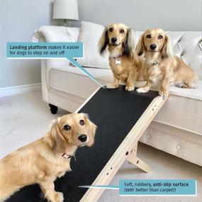 img 3 attached to 🐾 Durable DoggoRamps - Couch Ramp for Dogs with Adjustable Height & Anti-Slip Grip - Available in 5 Color Options