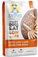 🐶 nutritious visionary pet foods low carb, keto chicken recipe dry dog food for optimal health logo