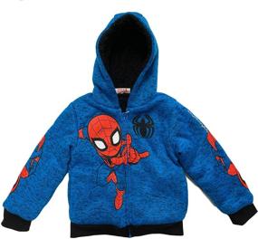 img 4 attached to Spider Man Toddler Little Sherpa Fleece