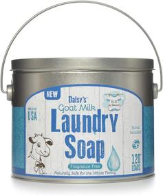 img 4 attached to Brooke & Nora at Home: Fragrance Free Goat Milk Laundry Soap - Cleans 120 Loads with Ease!