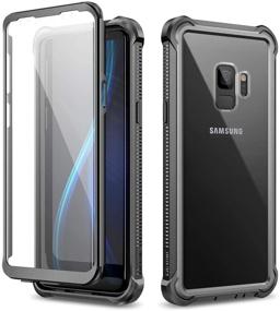 img 4 attached to Dexnor Galaxy S9 Case with Screen Protector - Black: Full Body Military-Grade Rugged 360° Protection, Shockproof, Heavy-Duty Defender for Samsung Galaxy S9