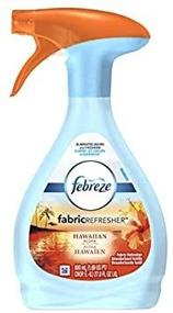 img 4 attached to 🌺 Febreze Fabric Refresher - Hawaiian Aloha Scent - 16.9 oz - Pack of 2