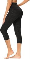 gayhay women's high-waisted capri leggings - soft slim tummy control - exercise pants for running, cycling, yoga, and workout logo