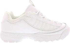 img 3 attached to Fila D Formation Synthetic White Trainers: 👟 Premium Men's Shoes with Superior Style and Comfort