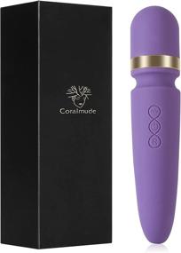 img 4 attached to 💜 Rechargeable Powerful Back Massager: 10 Patterns, 7 Speeds, USB Charged, Quiet & Waterproof - Ideal for Muscle Soreness Recovery - Purple