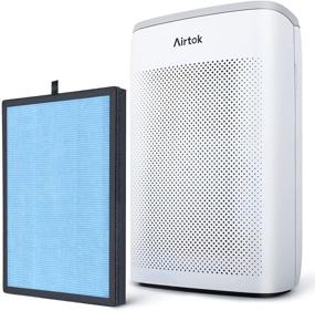 img 4 attached to 🌬️ H13 True Air Filter Cleaner for Large Rooms: AIRTOK Hepa Air Purifier - Eliminate Allergies, Dust, Pet Dander, Smoke, and Odor Effectively! Ideal for California Homes.