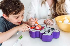 img 2 attached to 🎨 The EggMazing Egg Decorator Kit - Bunny Egg Spinner with 8 Quick Drying Colorful Markers