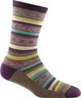 🧦 ultimate comfort and durability: darn tough bronwyn crew lightweight sock with cushion for women logo