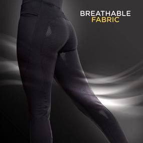 img 2 attached to 🐎 Apzara Breeches for Horseback Riding: Women's Riding Tights & Activewear - Perfect Fit Riding Pants for Ladies