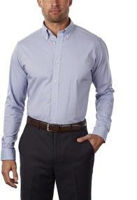 img 3 attached to 👔 IZOD Dress Stretch Blueberry Sleeve Men's Clothing: Elevate Your Style with Stretchable Comfort