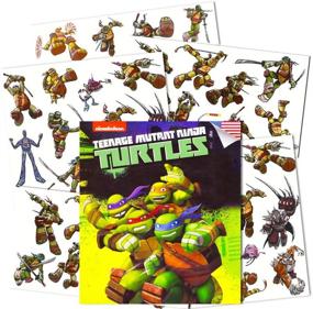 img 1 attached to Наклейки на время 🐢 TMNT вечеринка: потрясающие дизайны Черепашек-ниндзя для детей!