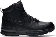 👞 nike men's manoa leather boots with all-terrain performance логотип