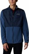 columbia men's basin butte fleece full zip jacket - breathable and classic fit логотип