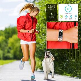 img 1 attached to 📱Molitec Совместимые браслеты Fitbit Charge 2: Стильные заменяемые браслеты для мужчин и женщин, регулируемые аксессуарные браслеты в различных узорах