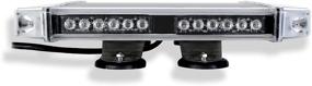 img 3 attached to Aviator TIR Emergency 3 Watt Low Profile Magnetic Roof Mount Mini LED Light Bar 18 In (Blue)